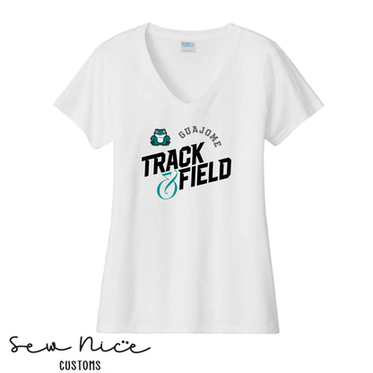 Guajome TRACK & FIELD- Ladies V-Neck Shirt