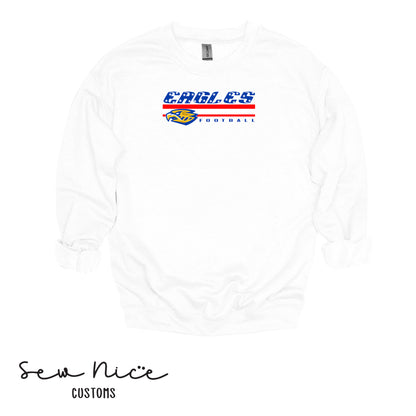 SP American Flag Eagles- Unisex Adult/Youth Crewneck Sweatshirt