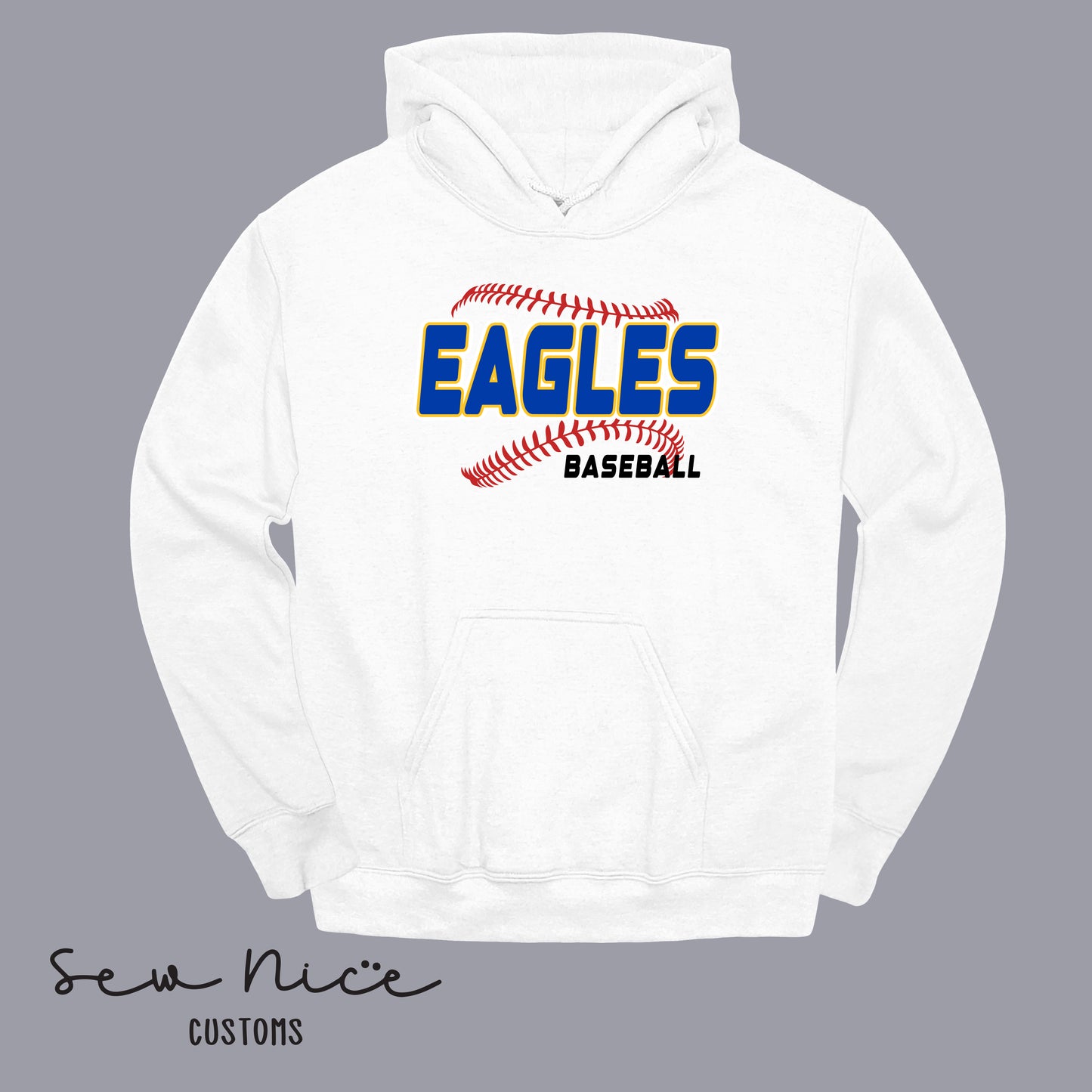 EAGLES Seam Design- Unisex Adult/Youth Hoodie