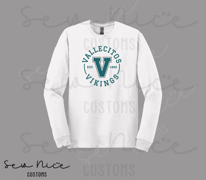 Vallecitos V-Logo- Unisex Long Sleeve Shirt