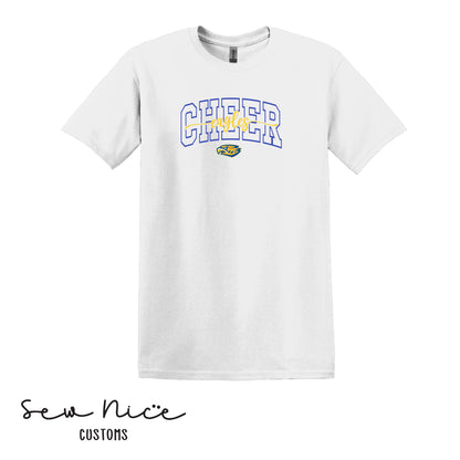 CHEER Eagles Script- Unisex Adult/Youth T-Shirt