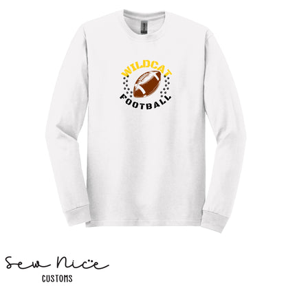 Sullivan Football Paw Prints- Unisex Adult/Youth Long Sleeve Shirt