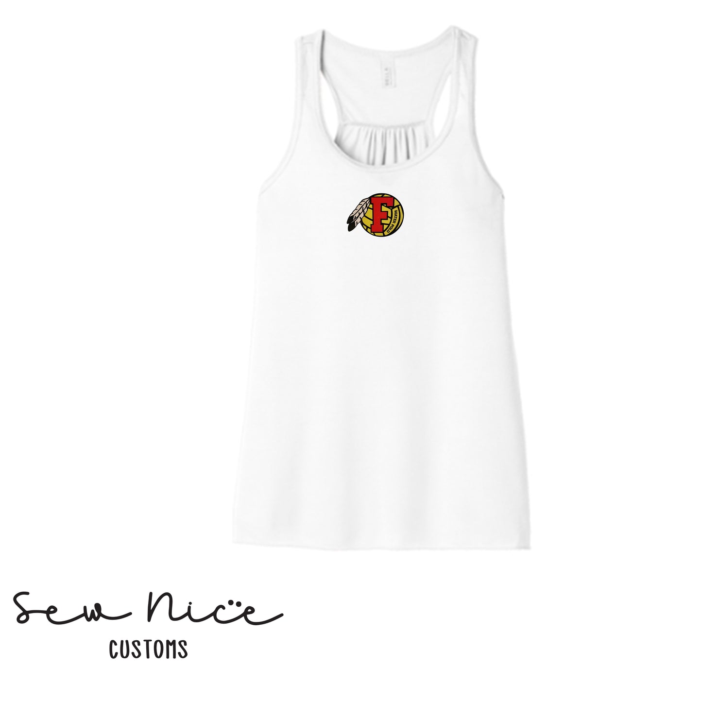 FHS Water Polo Logo- Ladies Bella Canvas Flowy Tank Top