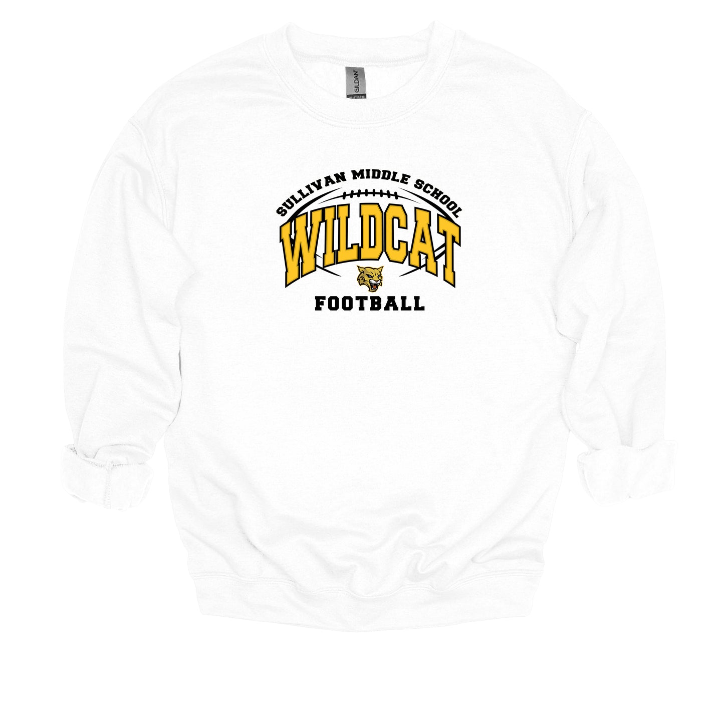 Sullivan Wildcat Football- Unisex Adult/Youth Crewneck Sweatshirt
