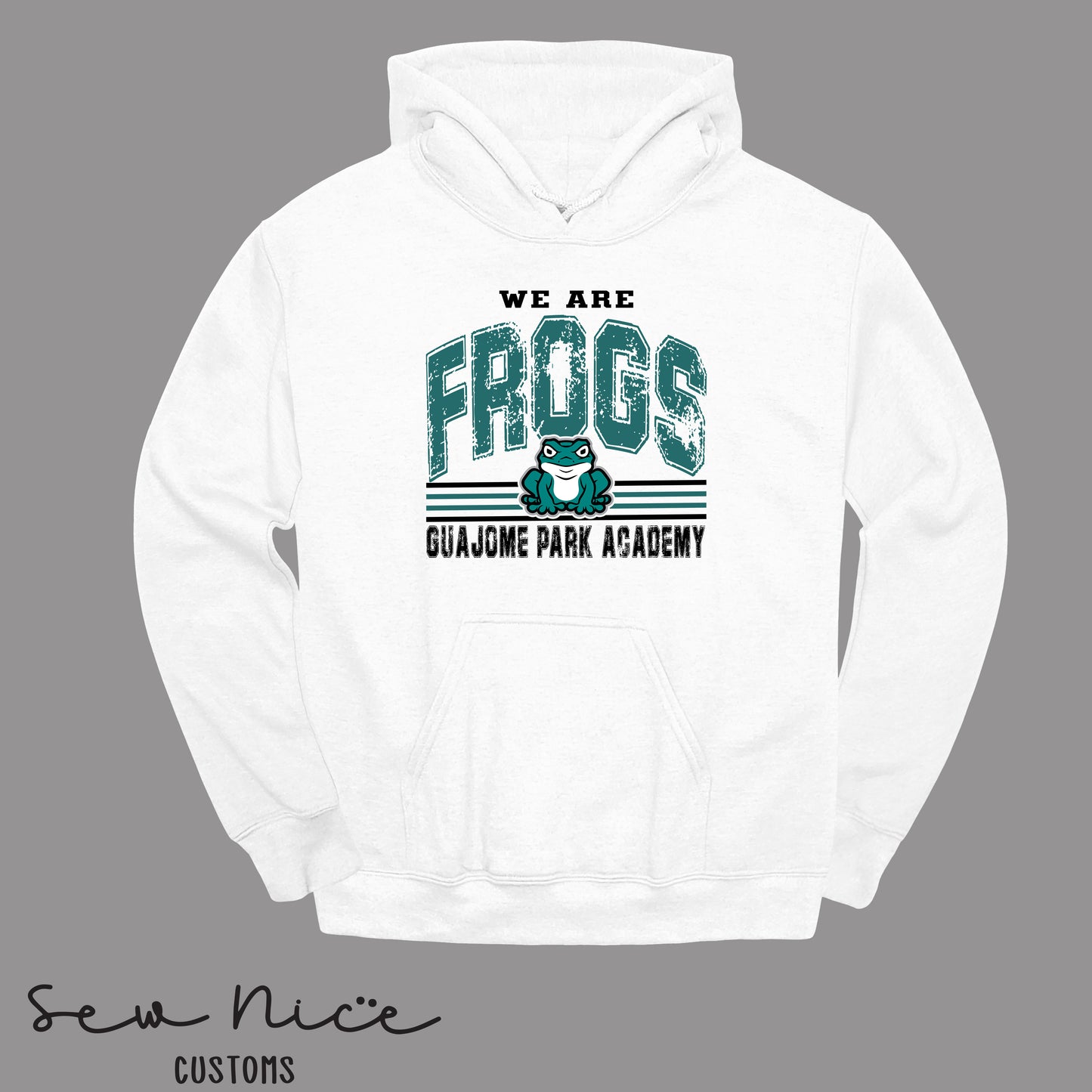 Guajome-Vintage We Are Frogs- Unisex Adult/Youth Hoodie