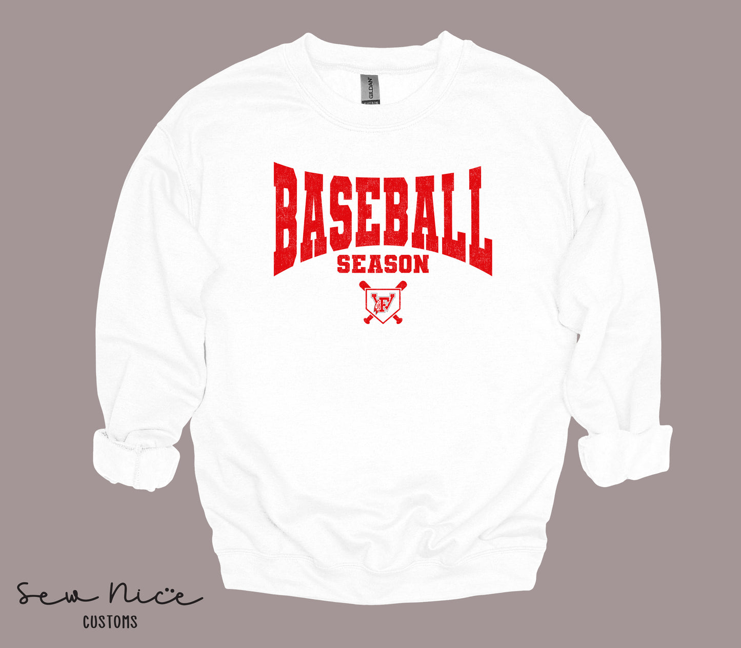 Baseball Season- Unisex Adult/Youth Crewneck Sweatshirt