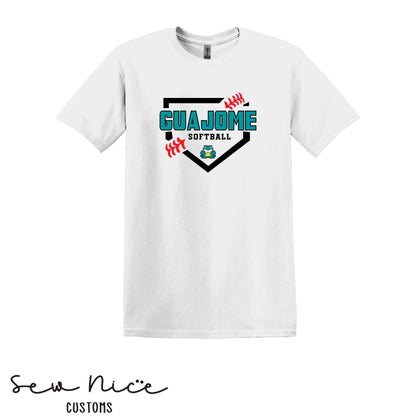 Guajome Softball Plate- Unisex Adult/Youth T-Shirt