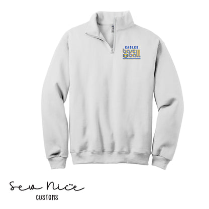 Retro Eagles Baseball - Unisex Adult/Youth 1/4 Zip