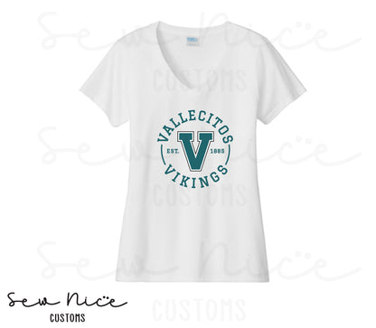 Vallecitos V-Logo- Ladies V-Neck Shirt