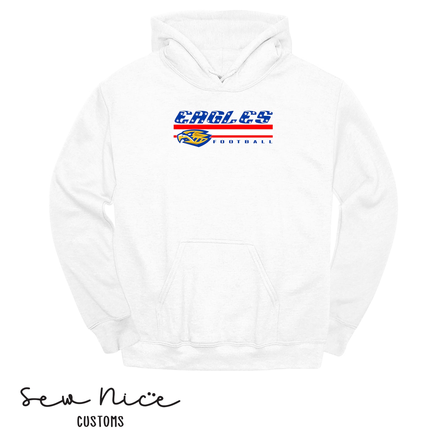 SP American Flag Eagle- Unisex Adult/Youth Hoodie