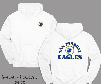 San Pasqual Swinging Eagle- Unisex Adult/Youth Hoodie