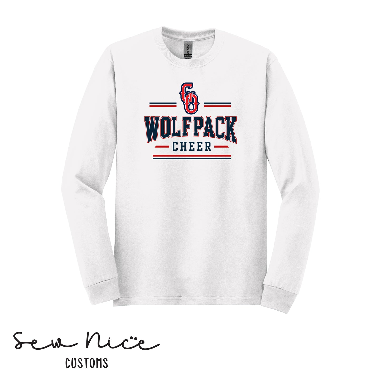 GO Wolfpack Cheer- Unisex Long Sleeve Shirt