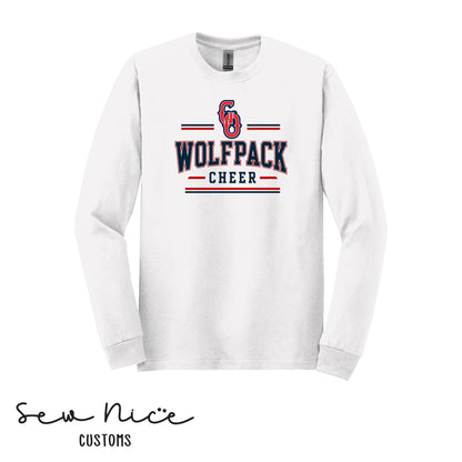 GO Wolfpack Cheer- Unisex Long Sleeve Shirt