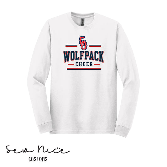 GO Wolfpack Cheer- Unisex Long Sleeve Shirt