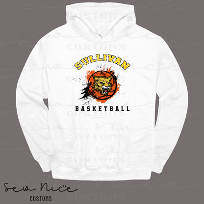 Splatter Sullivan Basketball-Unisex Adult/Youth Hoodie