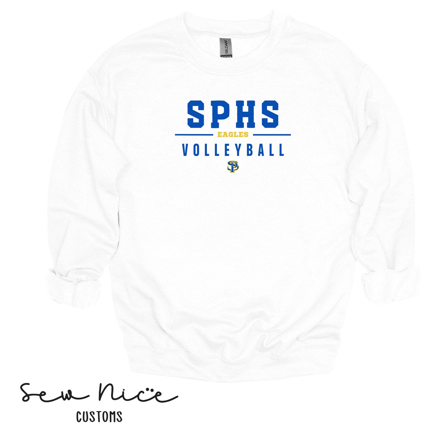 SPHS Eagles Volleyball Adult/Youth Unisex Crewneck Sweatshirt