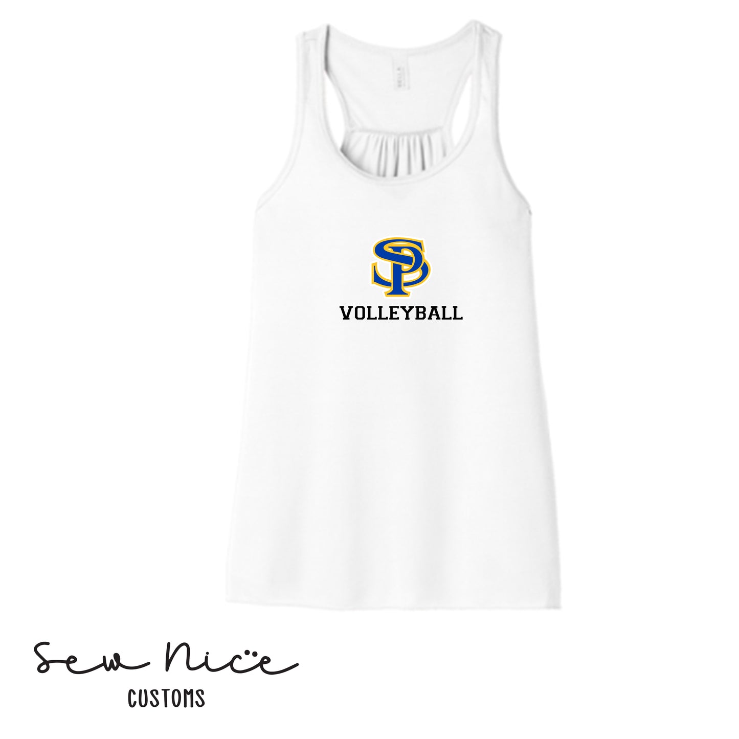 SP Volleyball Ladies Bella Canvas Flowy Tank Top