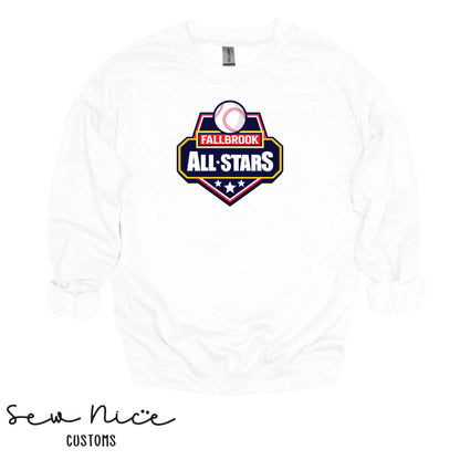 Fallbrook All Star Logo - Unisex Cotton Crewneck