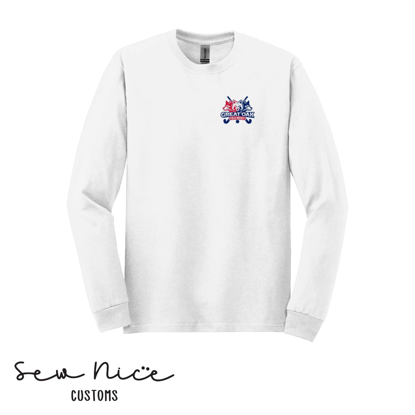 GO Wolfpack Field Hockey Unisex Adult/Youth Long Sleeve Shirt