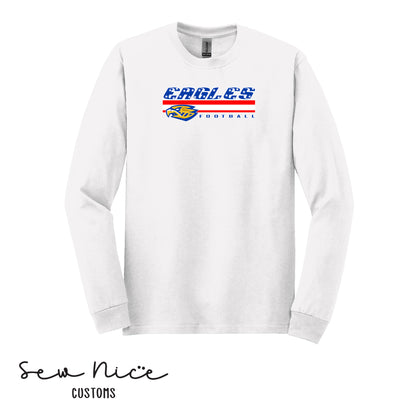 SP American Flag Eagles- Unisex Adult/Youth Long Sleeve Shirt