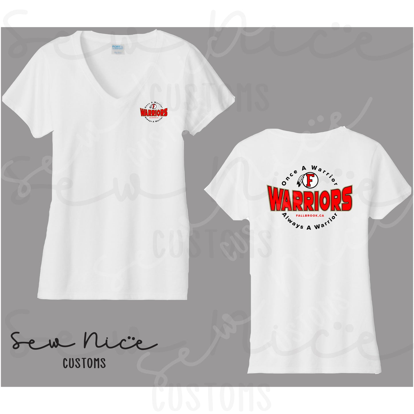 Circle Warriors- Ladies V-Neck