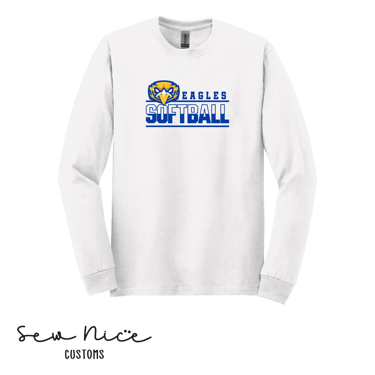 Forward Eagle Softball- Unisex Adult/Youth Long Sleeve Shirt