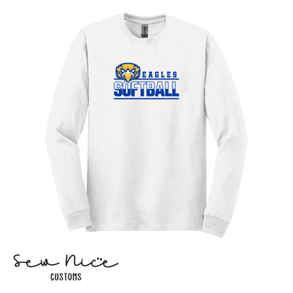 Forward Eagle Softball- Unisex Adult/Youth Long Sleeve Shirt
