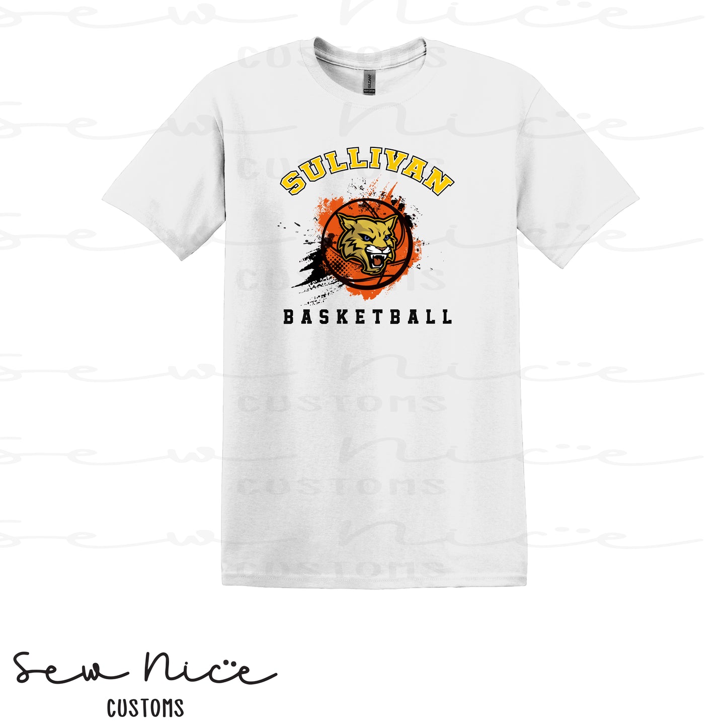 Splatter Sullivan Basketball- Unisex Adult/Youth T-Shirt