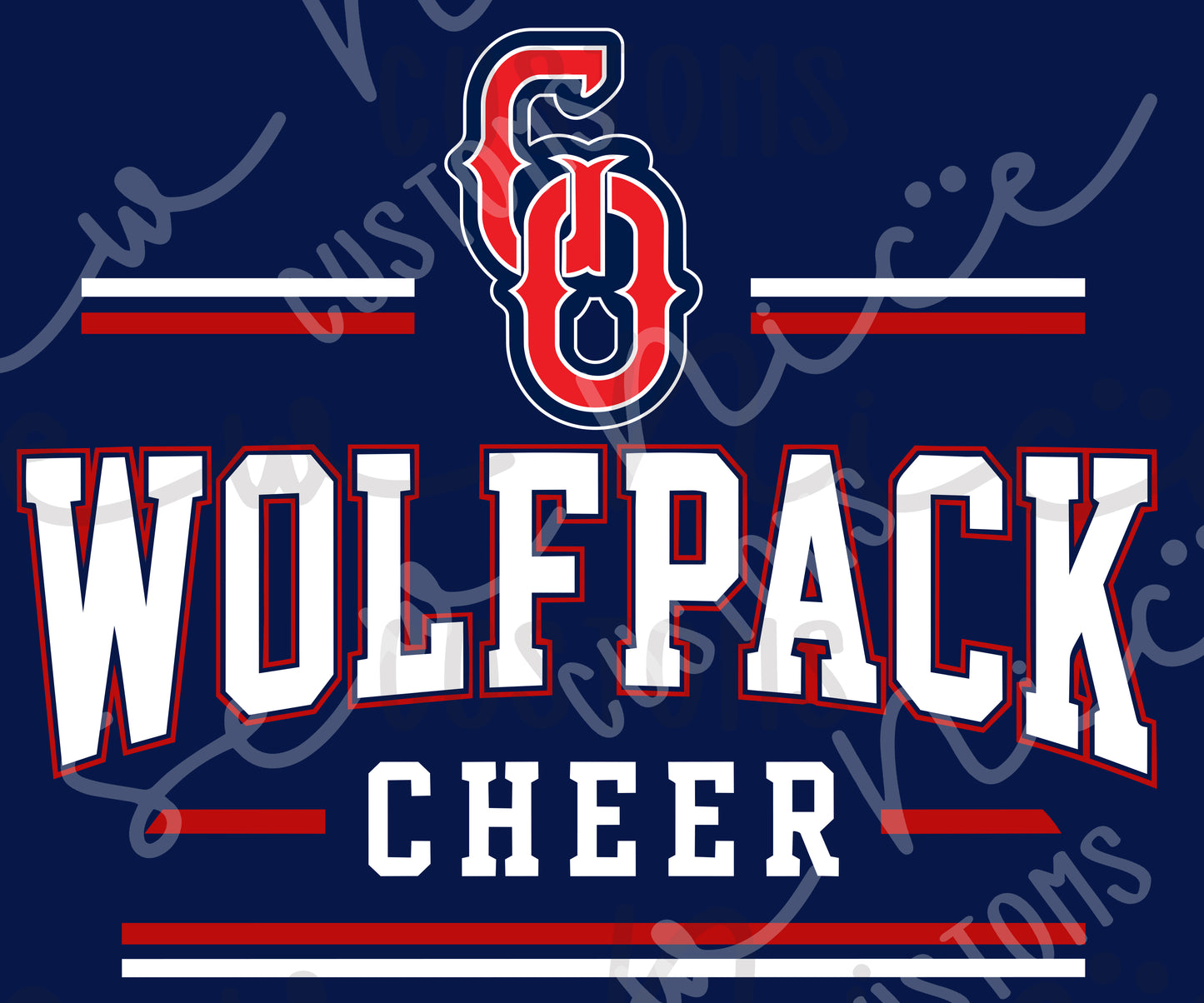 Go Wolfpack Cheer- Ladies Dri Fit Shirt