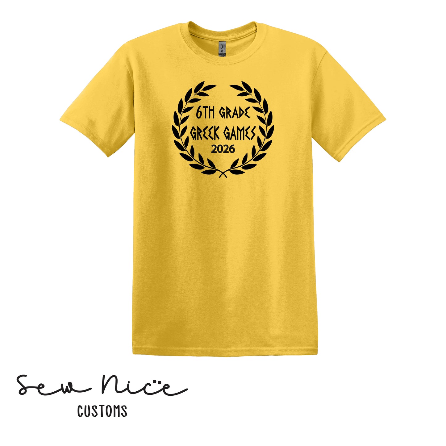 Bond-YELLOW- Greek Games Unisex Shirt