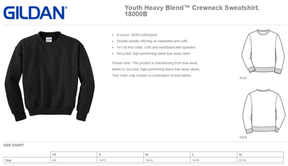 YOUTH FALLBROOK - Crewneck Sweatshirt-FHS Baseball