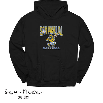 San Pasqual Baseball Mascot- Unisex Adult/Youth Hoodie