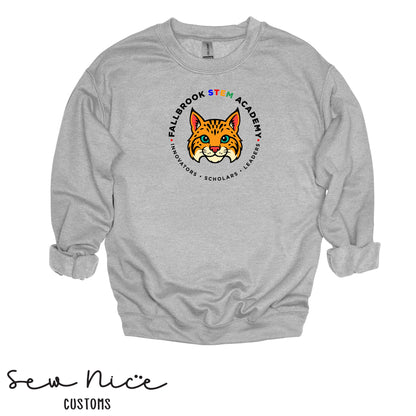 STEM-Mascot-Unisex Adult/Youth Crewneck Sweatshirt
