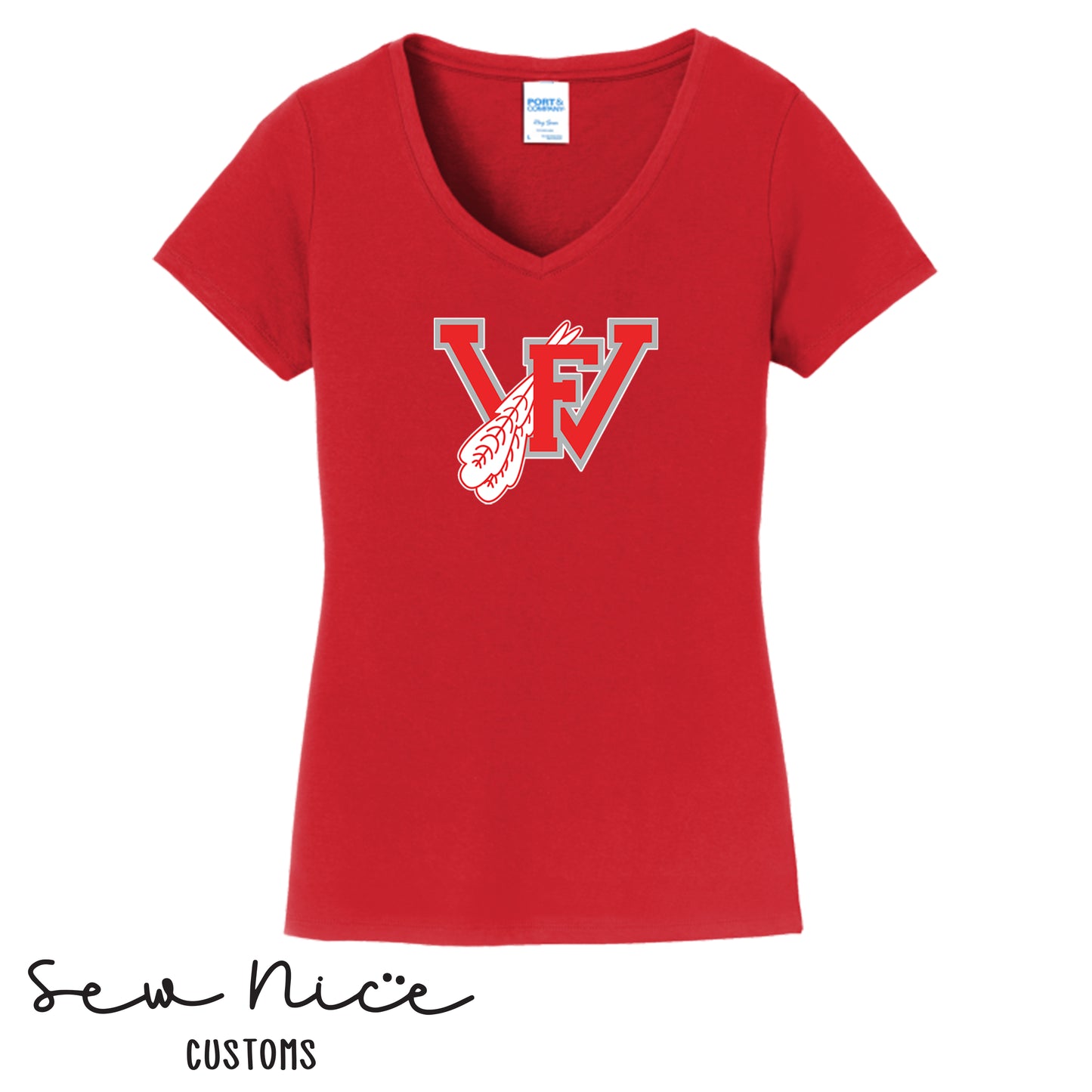 FW Logo-Women's V-Neck Shirt