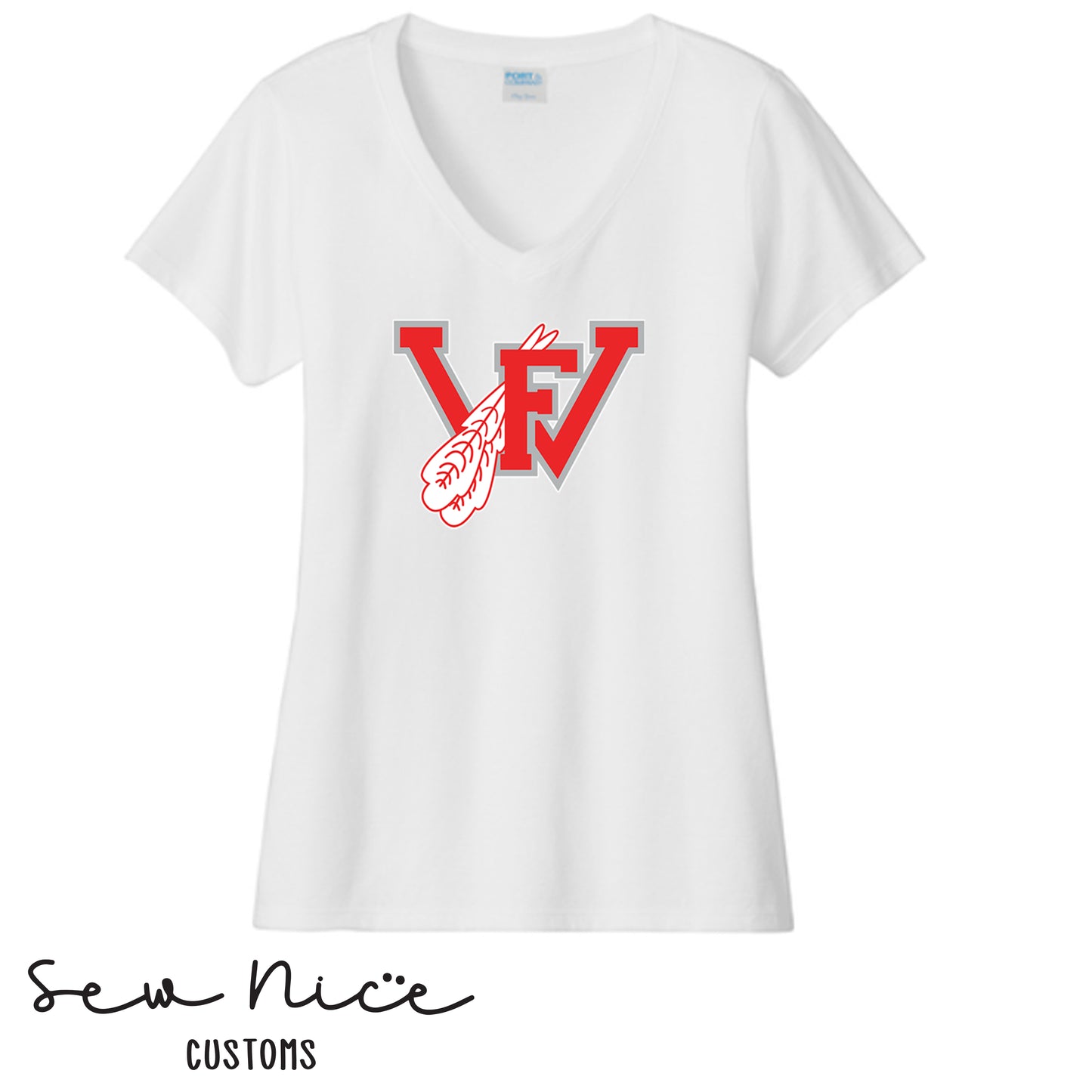 FW Logo-Women's V-Neck Shirt