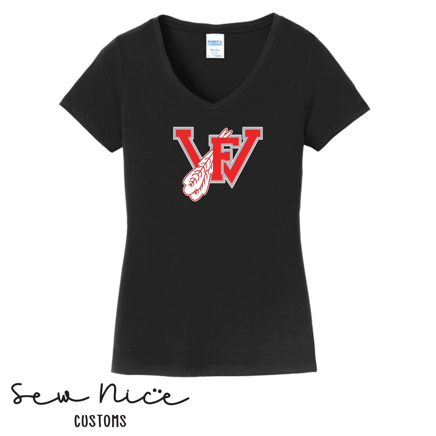 FW Logo-Women's V-Neck Shirt