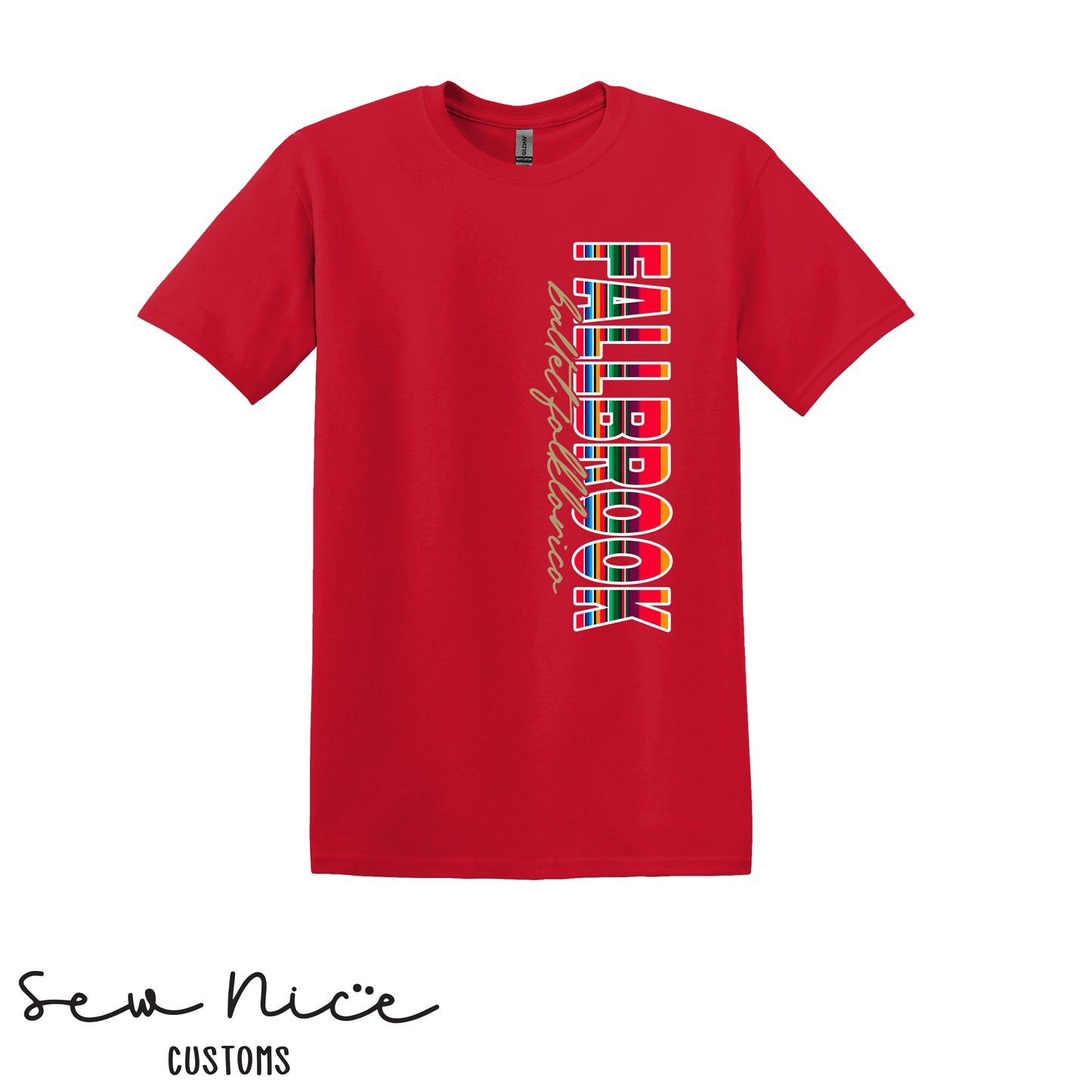 Fallbrook Serape Side Print- Unisex Adult/Youth Shirt