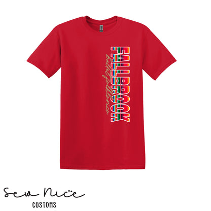 Fallbrook Serape Side Print- Unisex Adult/Youth Shirt