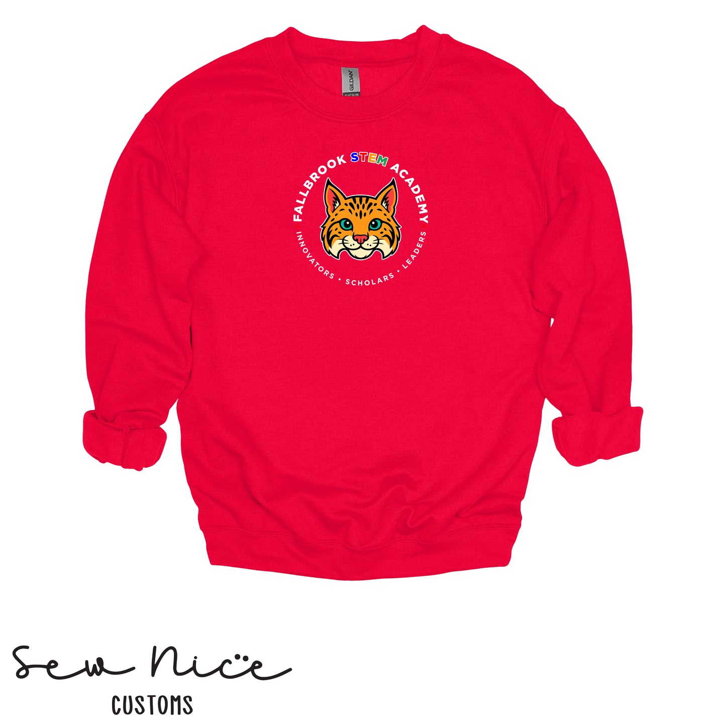 STEM-Mascot-Unisex Adult/Youth Crewneck Sweatshirt