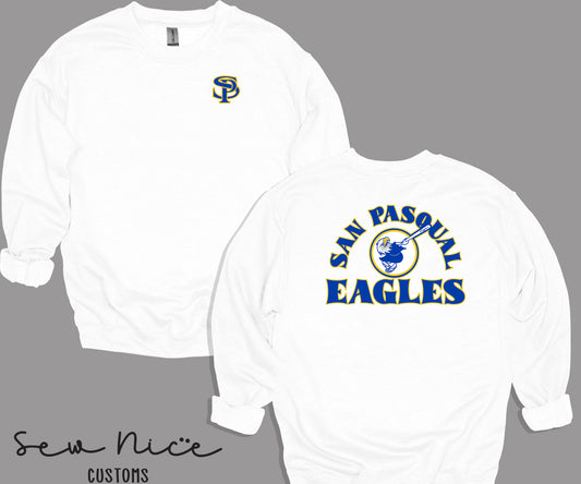 San Pasqual Swinging Eagle- Unisex Adult/Youth Crewneck