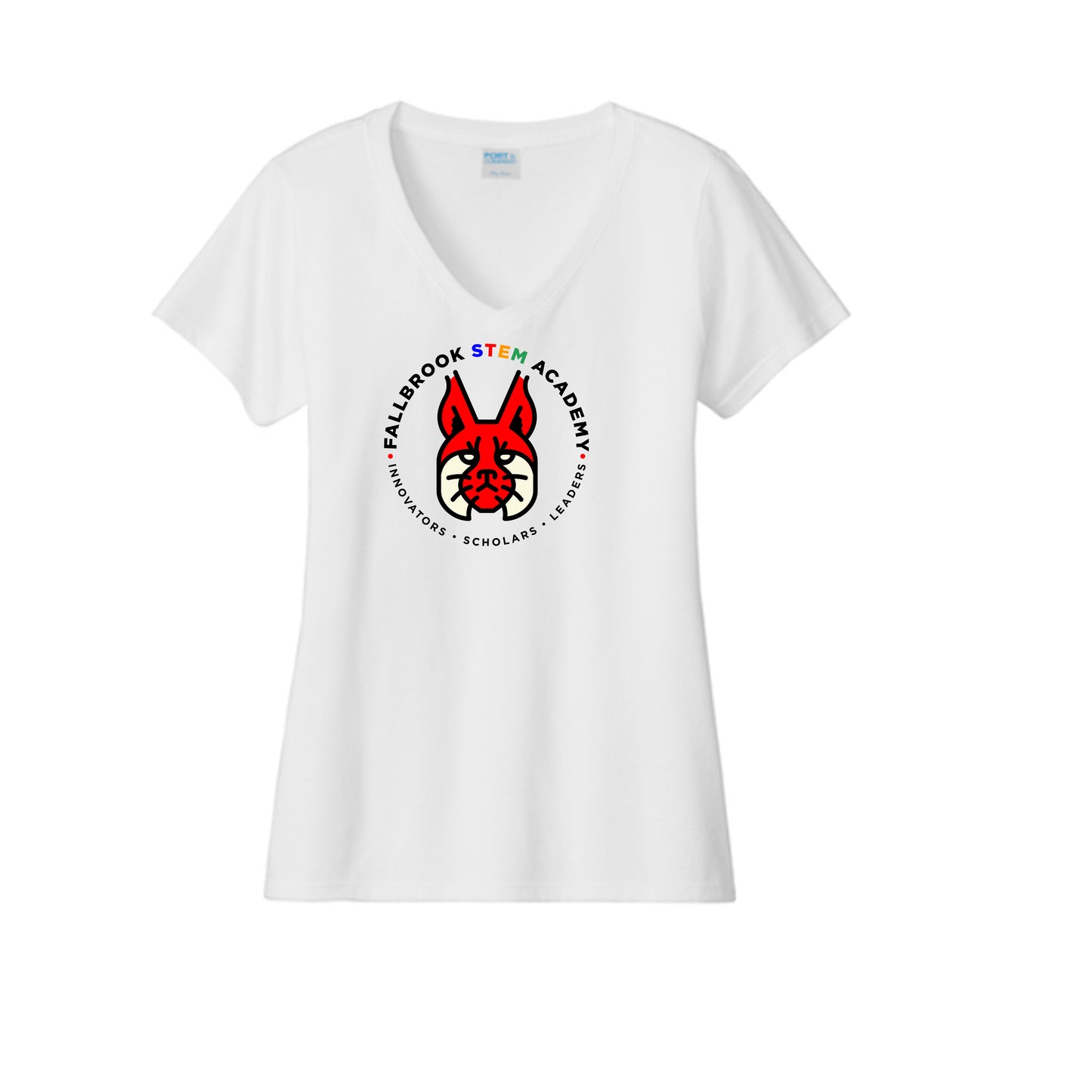 STEM- Original Logo- Ladies V-Neck Shirt