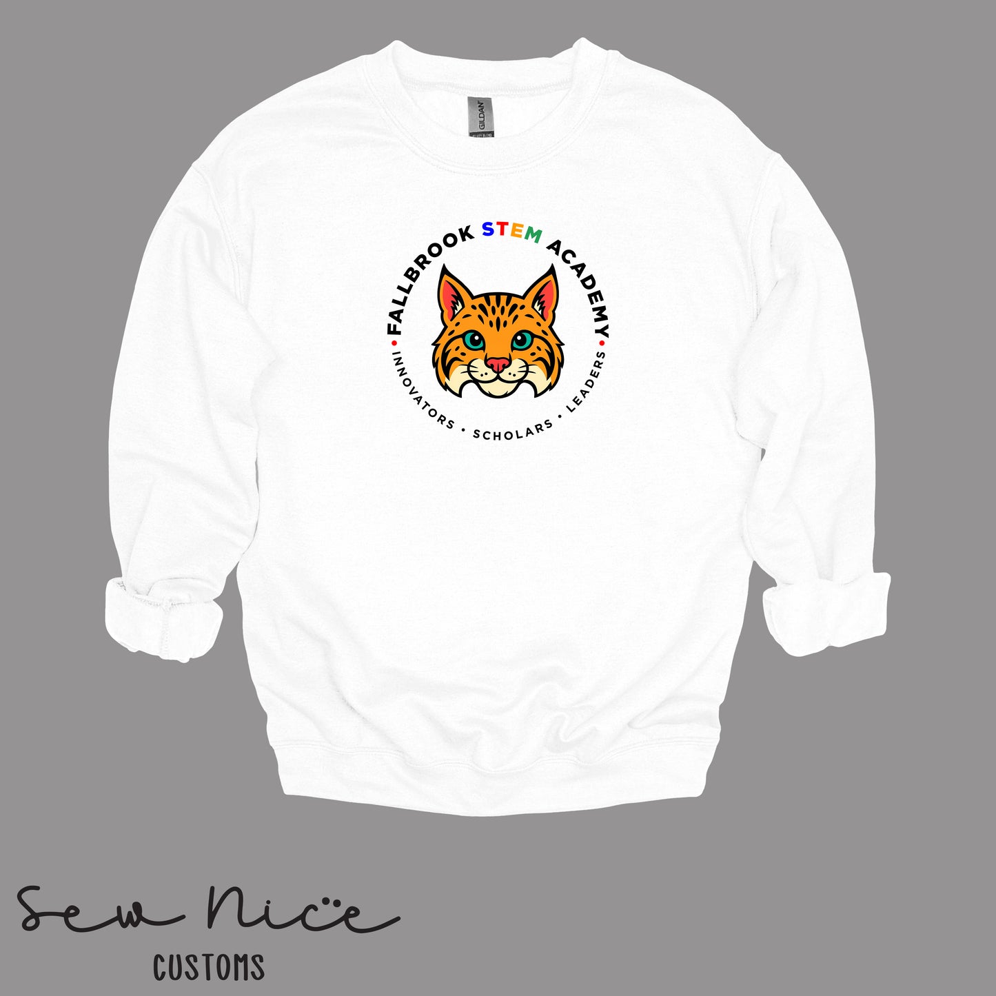 STEM-Mascot-Unisex Adult/Youth Crewneck Sweatshirt