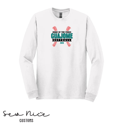 Guajome Seams Softball-Unisex Adult/Youth Long Sleeve Shirt