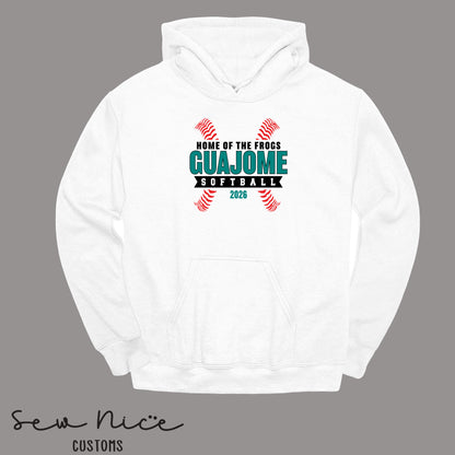 Guajome Seams Softball-Unisex Adult/Youth Hoodie