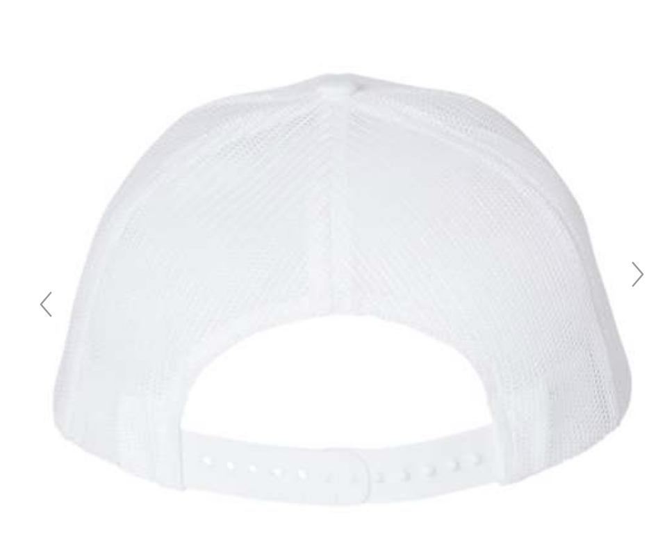 FUHS Embroidered WHITE OUT 3D Puff Hat